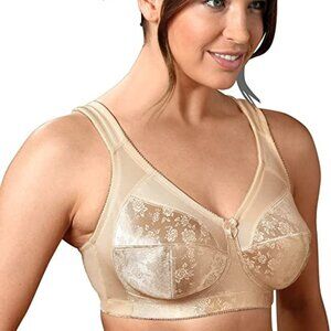 NWT Cortland Intimates (Venus) Full Figure Wireless Seamed Everyday Bra 7102 BG